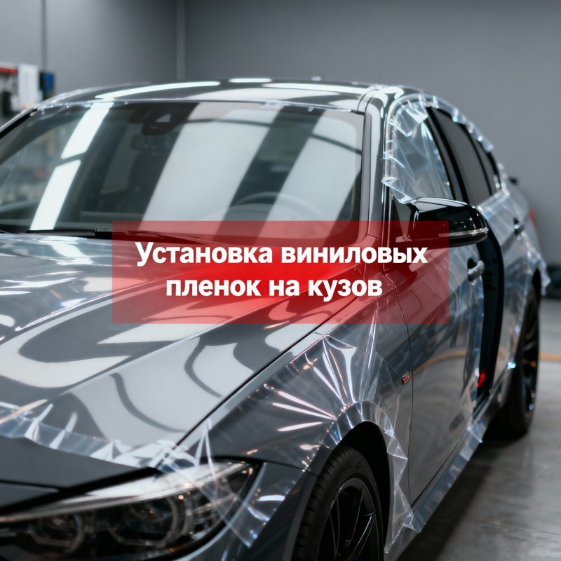 Установка виниловых пленок на кузов автомобиля
