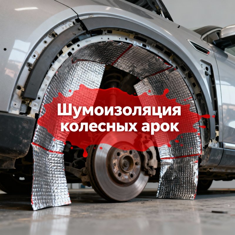 Шумоизоляция колесных арок