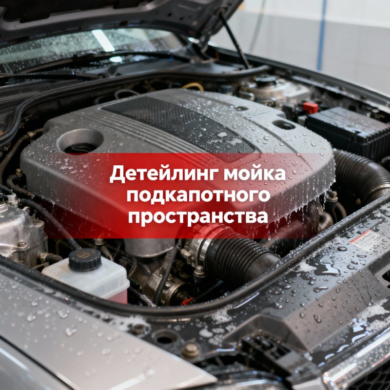 Детейлинг мойка подкапотного пространства