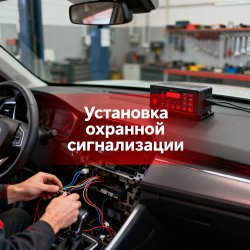 Установка охранной сигнализации и автозапуска