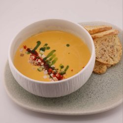 Чечевичный суп с индейкой брискет