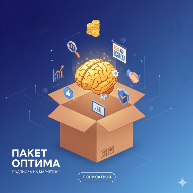 Пакет Оптима подписки на маркетинг