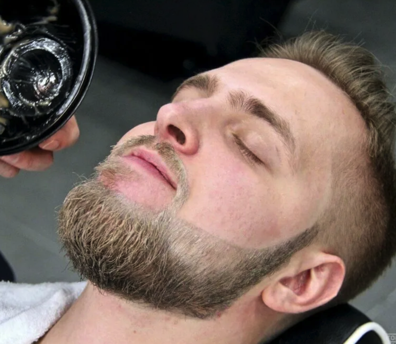 Тонирование бороды и усов