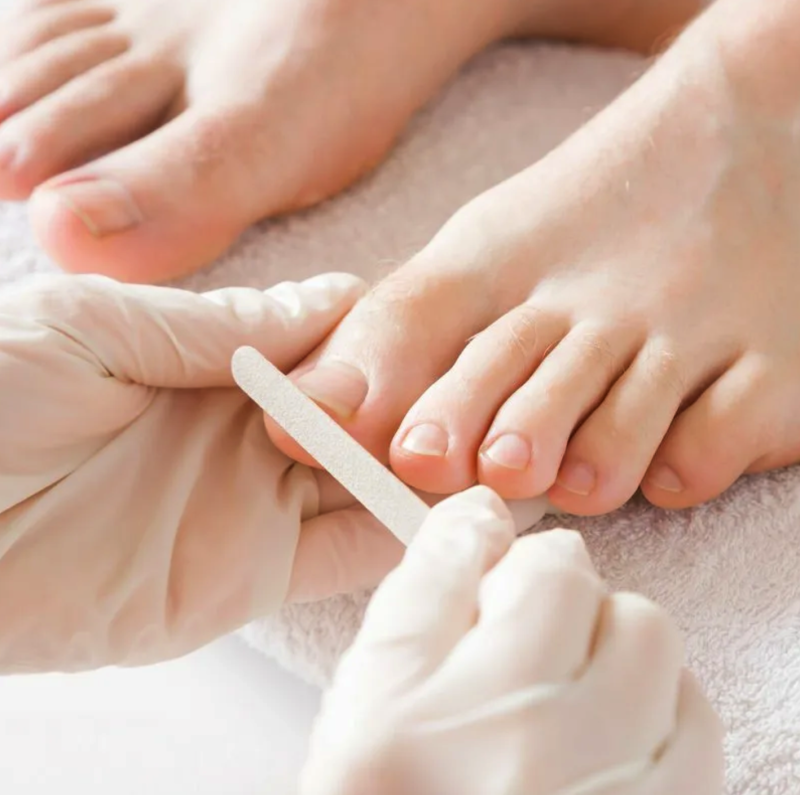 Педикюр пальцев без покрытия