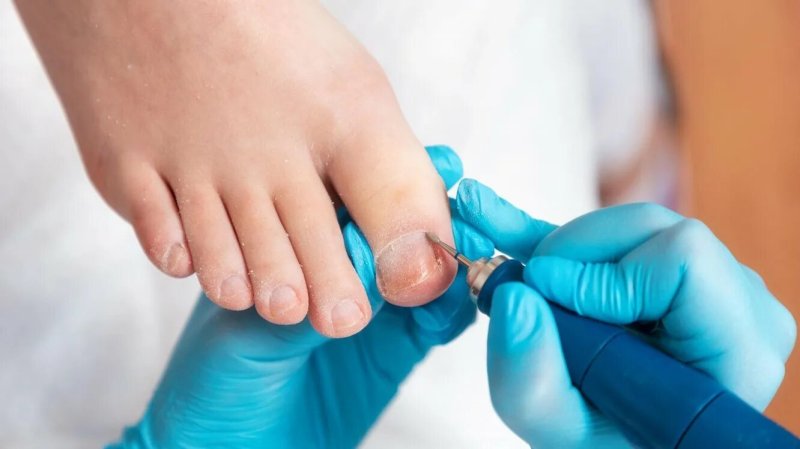 Обработка ногтевой пластины 1–2 пальца