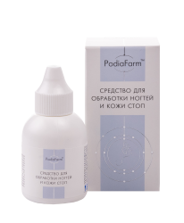 Средство для обработки ногтей и кожи стоп