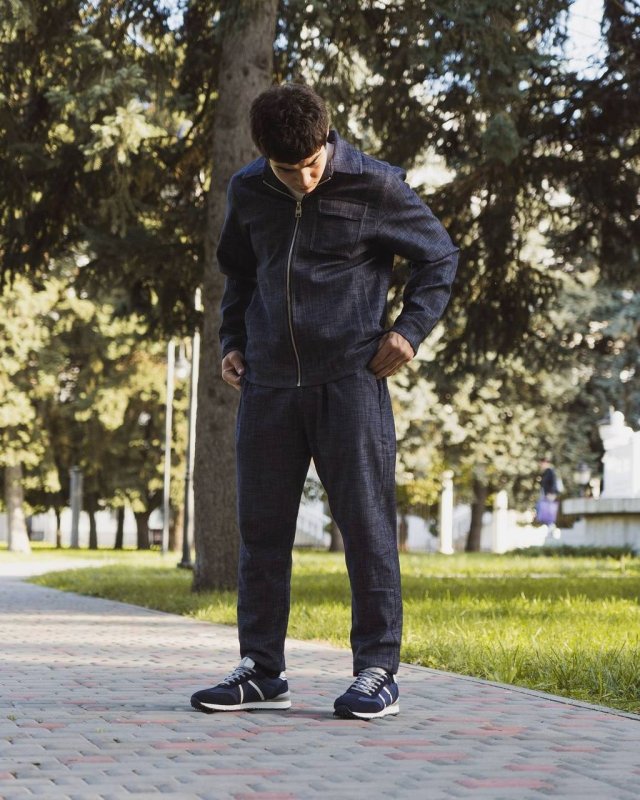 джинсовый костюм