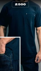 футболка с карманом