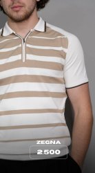 поло на молнии Zegna