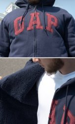 утепленная толстовка Gap