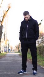 спортивный костюм KITON в черном цвете