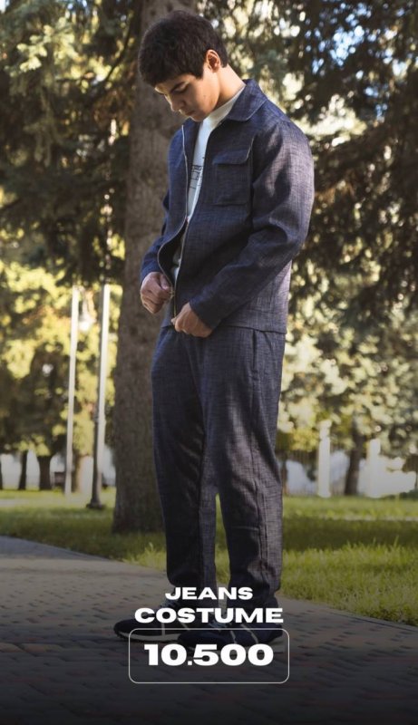 джинсовый костюм Open