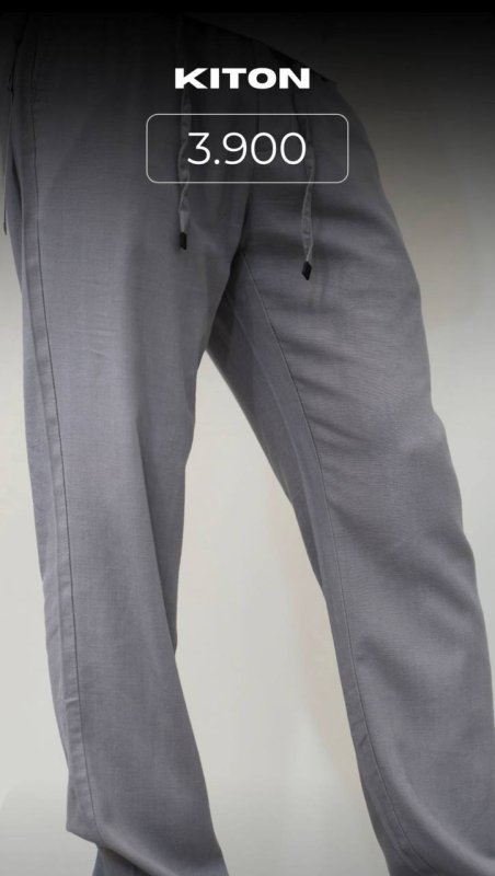 льняные брюки Kiton