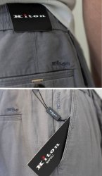 льняные брюки Kiton