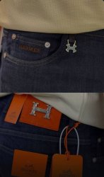 Легкие джинсы HERMES
