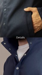 Рубашка Kiton тёмно-синяя