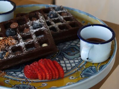 Бельгийские шоколадные вафли