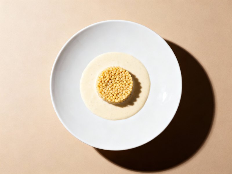 Птитим в сливочном соусе