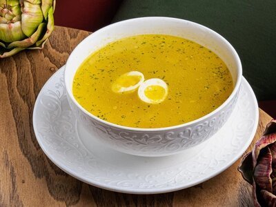 Куриный суп с птитимом