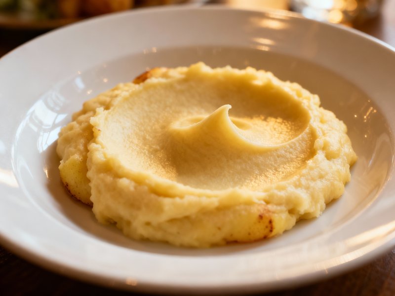 Пюре из печёного картофеля