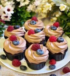 Капкейк шоколадный