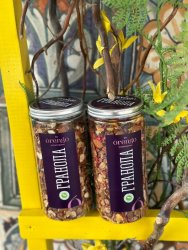 Овсяная с манго и малиной