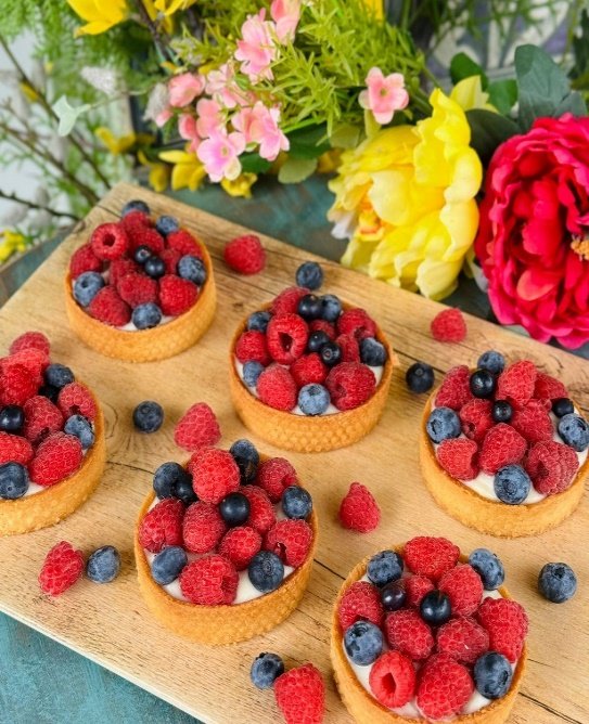 Ягодная тарталетка