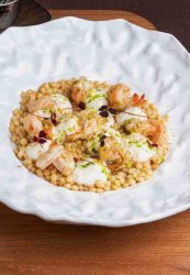 Креветки в сливочном соусе