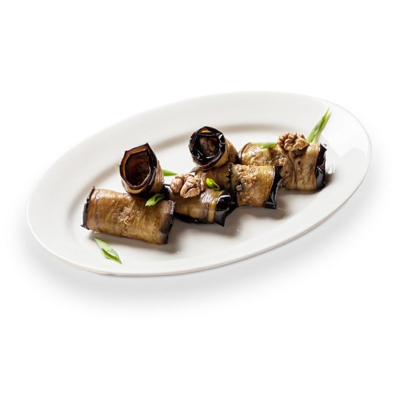 Рулеты из баклажанов