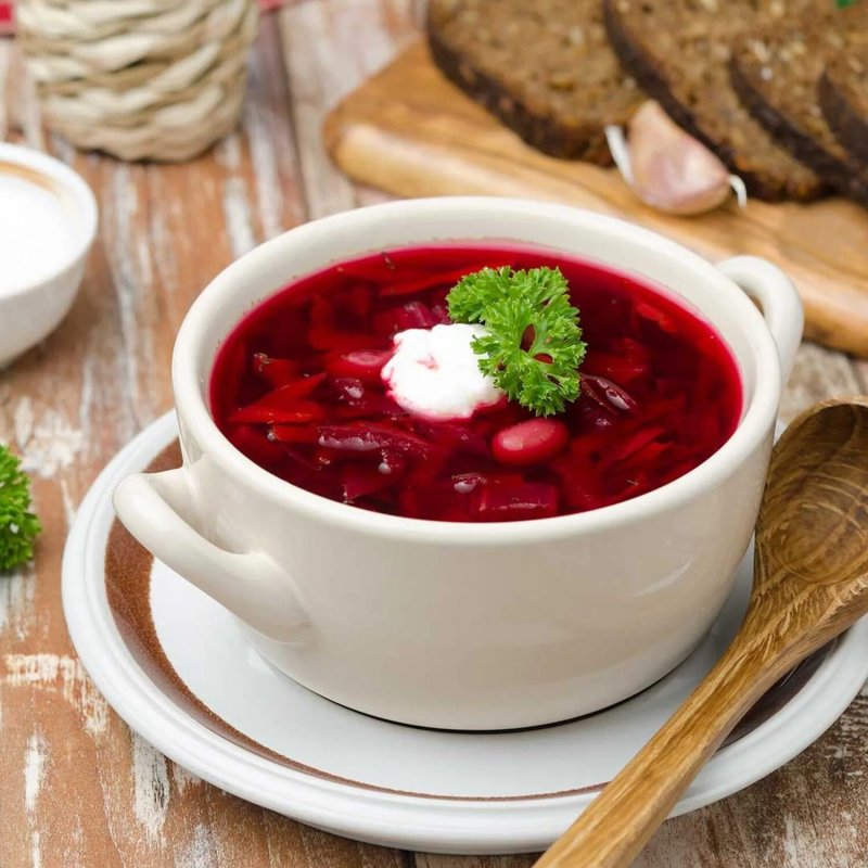 Борщ красный