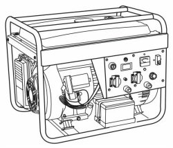 Бензоэлектростанция сварочная, 5,5кВт «CHAMPION» GW200AE