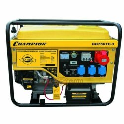 Бензоэлетростанция 7,5 кВт «CHAMPION» GG7501E-3