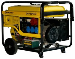 Бензоэлетростанция 7,5 кВт «CHAMPION» GG7501E-3