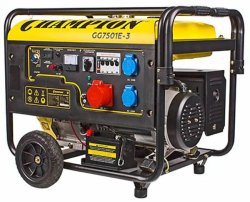 Бензоэлетростанция 7,5 кВт «CHAMPION» GG7501E-3