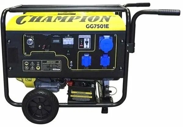 Бензоэлетростанция 6,0 кВт «CHAMPION» GG7501E