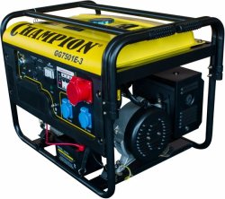 Бензоэлетростанция 6,0 кВт «CHAMPION» GG7501E