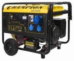 Бензоэлетростанция 6,0 кВт «CHAMPION» GG7501E