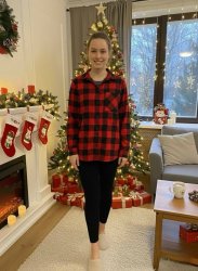 Тёплая рубашка в трендовую клетку