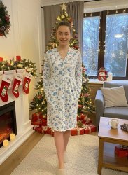 Таплая ночная сорочка