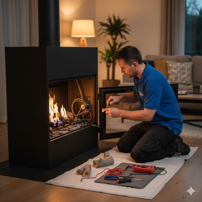 Ремонт газовых каминов