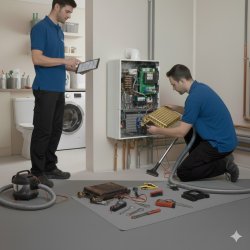 Замена теплообменника газового котла