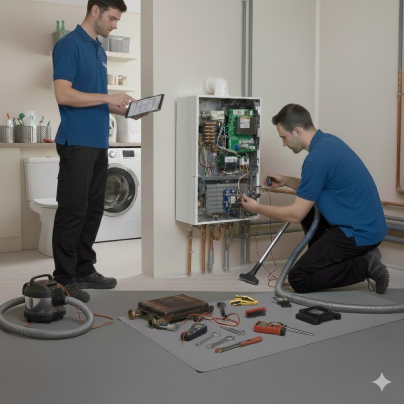 Замена датчика температуры отопления