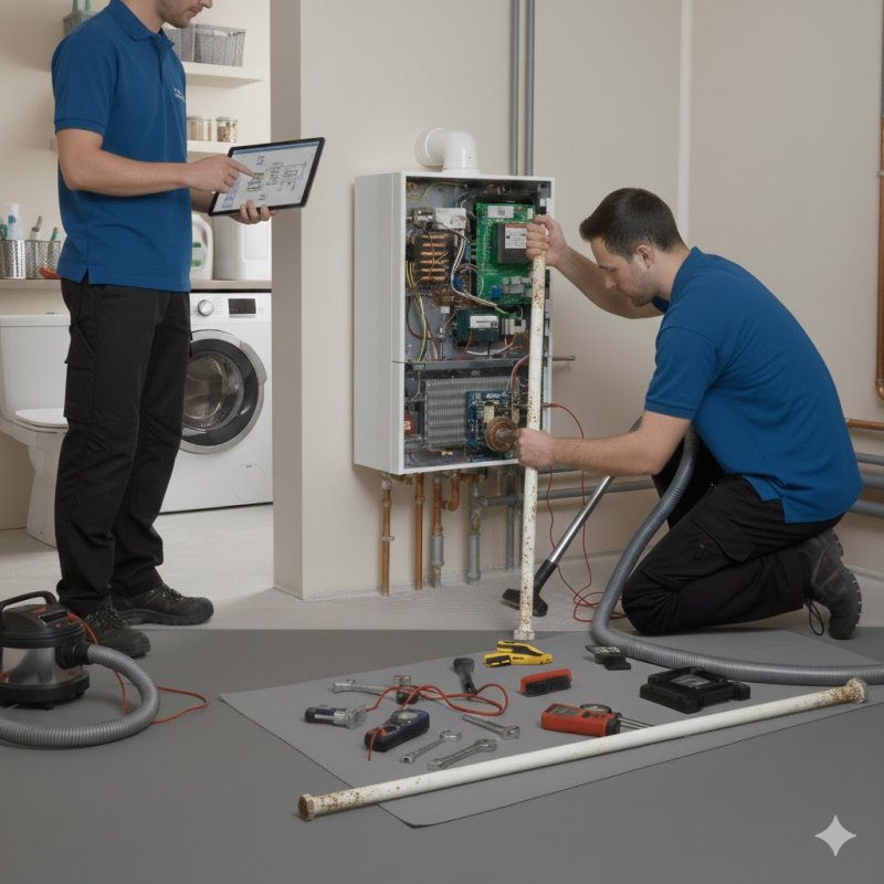 Замена анода в котле