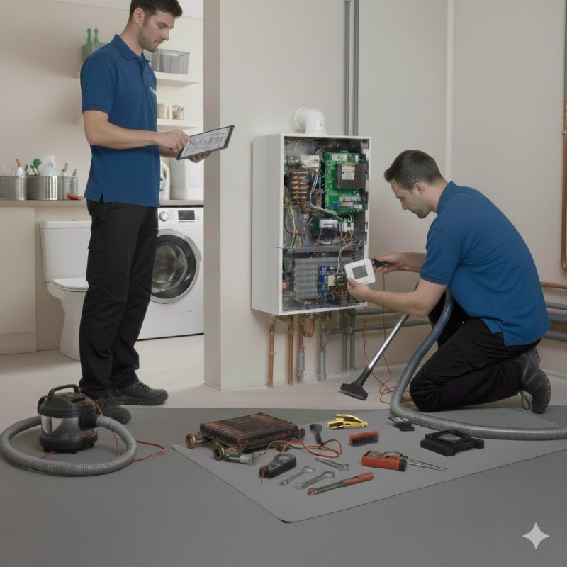 Замена термостата котла или бойлера