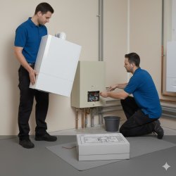 Замена газовой колонки