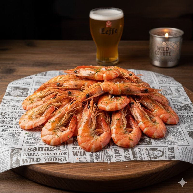 Креветки отварные