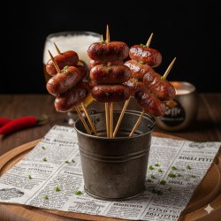 Колбаски мини на шпажке