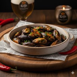 Мясо мидий подкопченное