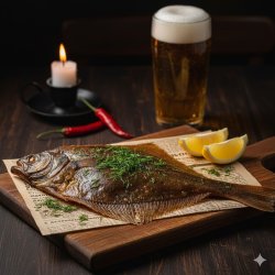 Камбала копченая