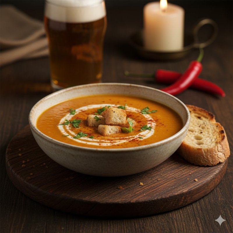 Крем-суп из чечевицы